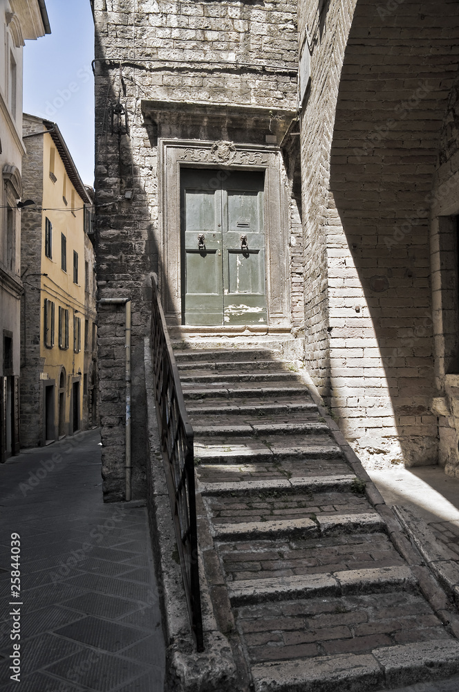 Historic House. Perugia. Umbria.