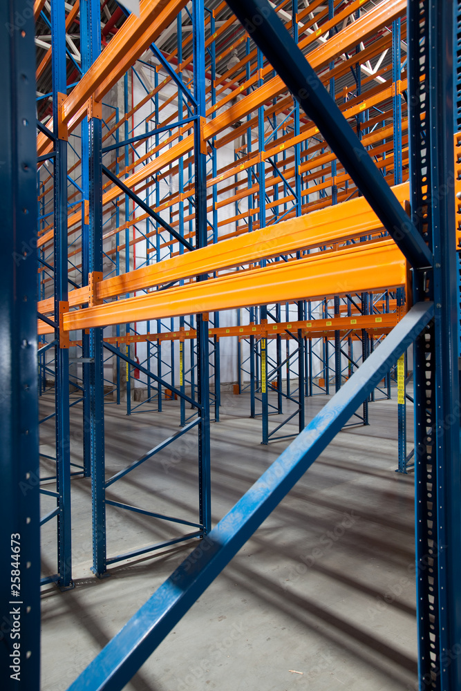 Interior of a modern warehouse