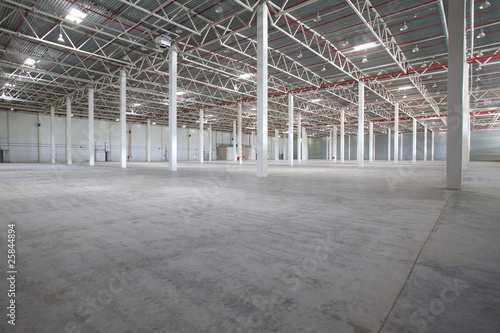 Interior of a modern warehouse