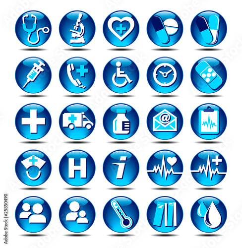 25 Health Care Icons covering General Practice