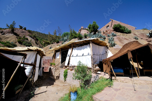 Petit village dans la vallée de l'Ourika