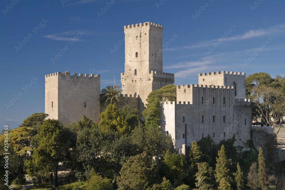 Castles of Erice - Hormanno Castle and Torri del Balio Castle