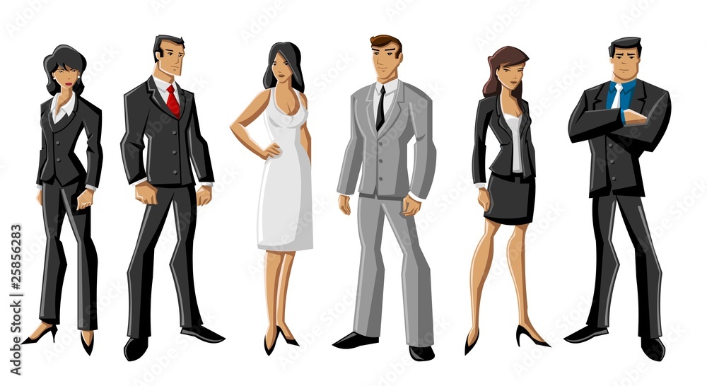 Obraz premium group of business people