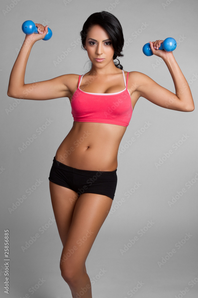 Fit Woman Exercising Fit Woman Exercising