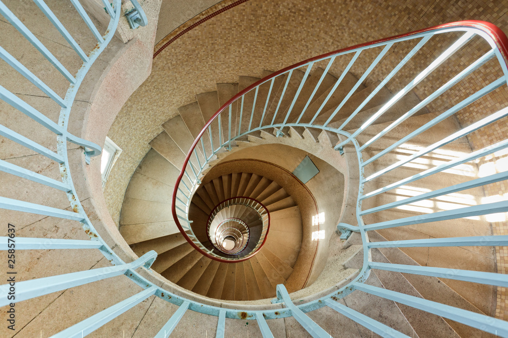 Fototapeta premium lighthouse spiral staircase