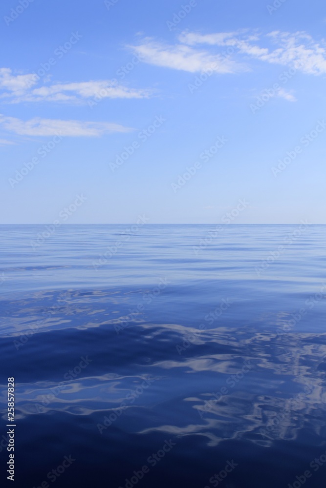 blue sea horizon ocean perfect in calm