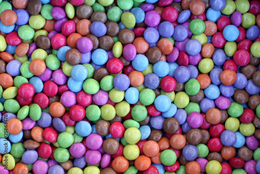 Bonbons multicolores Bonbons multicolores