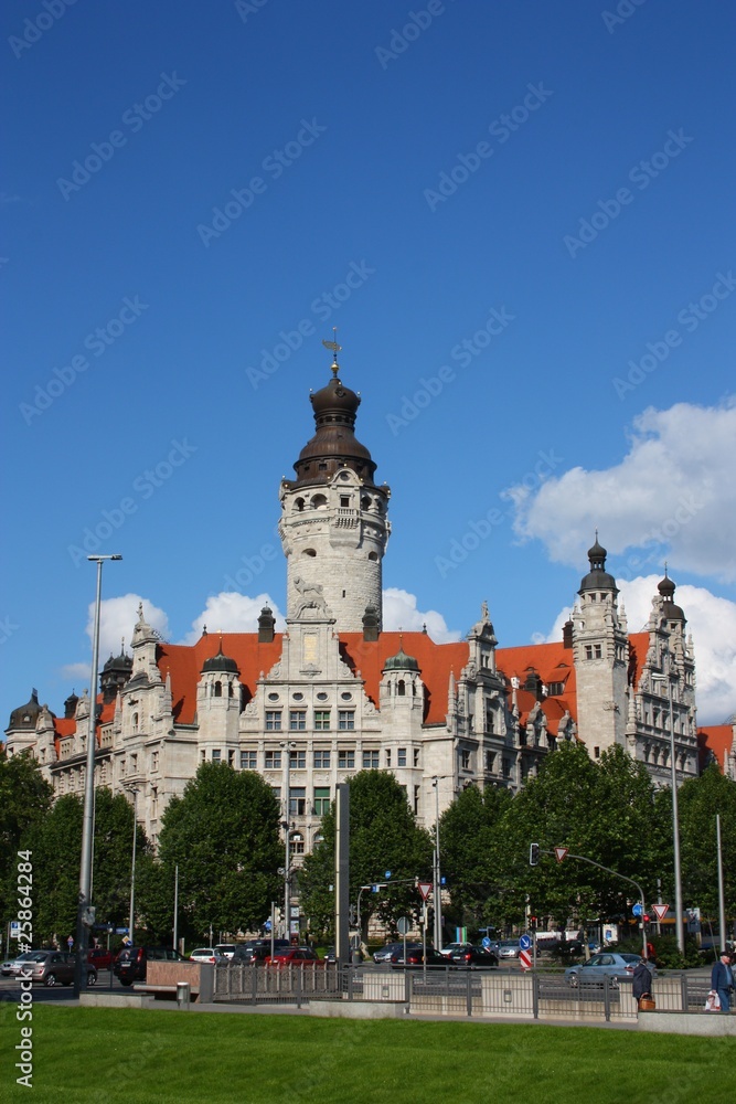 Obraz premium neues rathaus leipzig