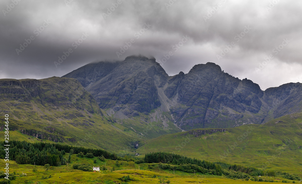Paysage des highlands écossais
