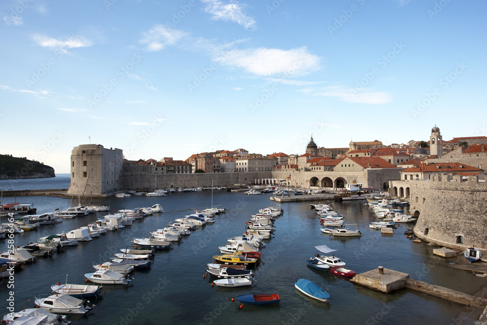 Postcard view of Dubrovnik