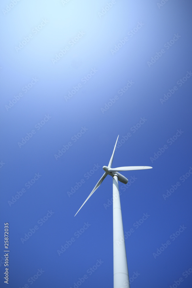 white windmill with blue and clear sky white windmill with blue and clear sky