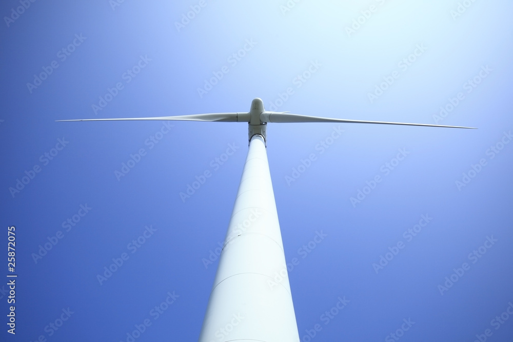 white windmill with blue and clear sky white windmill with blue and clear sky