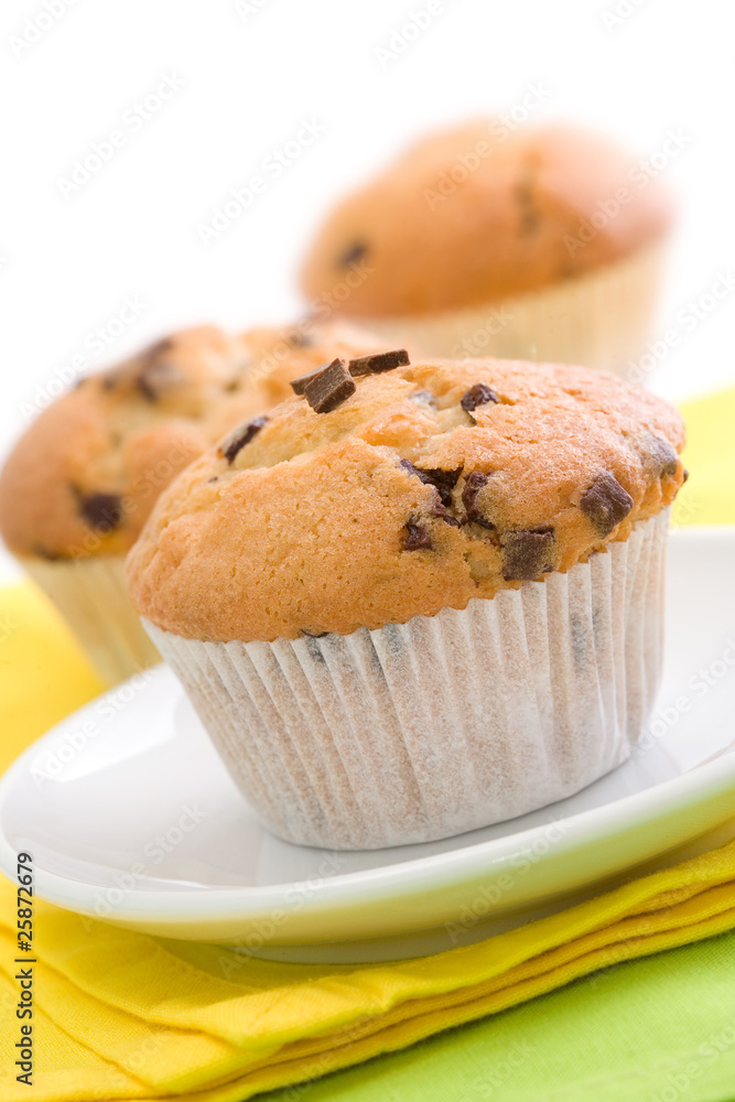 Chocolate chip muffins Chocolate chip muffins