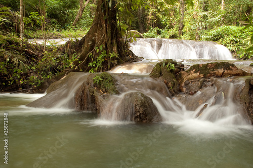 SA NANG MANORA Waterfall at Phangnga  Thailand.