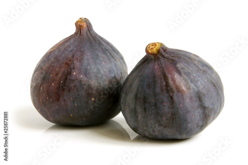 Two ripe figs