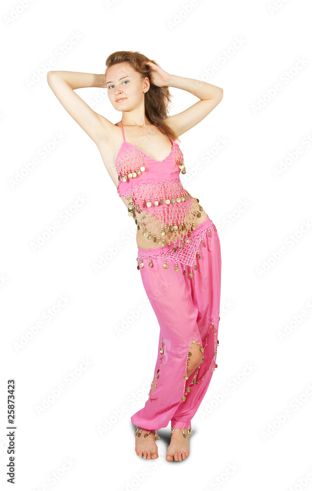 dancing eastern woman