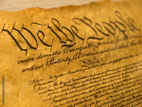 USA Constitution Parchment