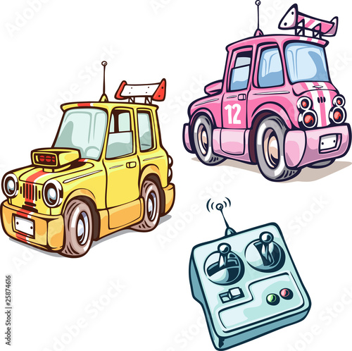 Two RC cars