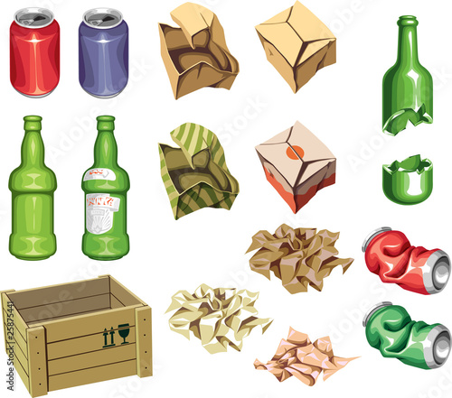 Package and trash