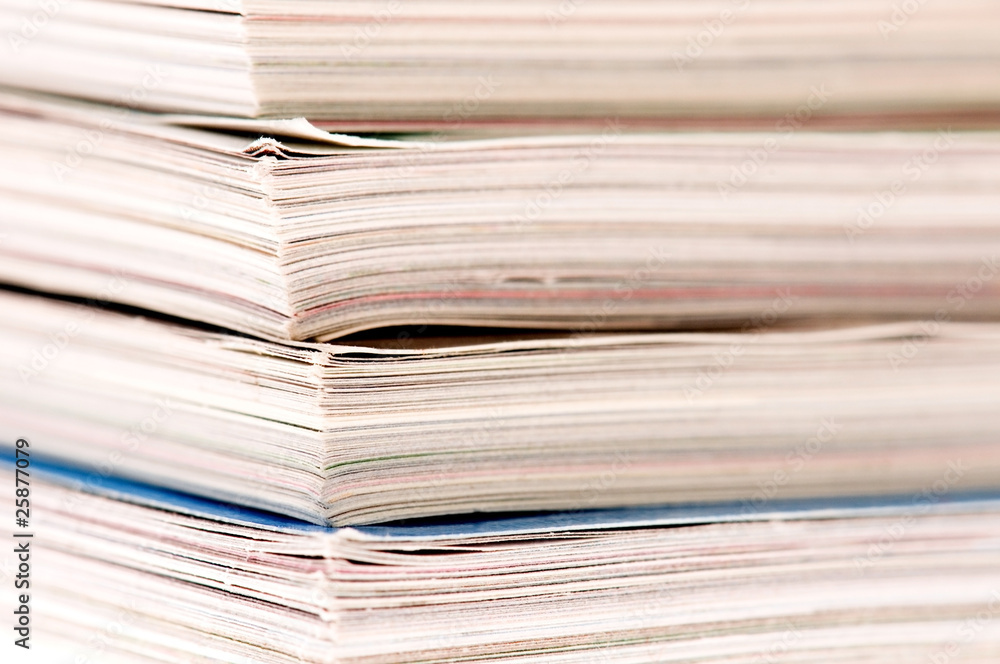 Stack of magazines Stack of magazines