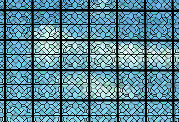 Leinwandbilder Buntglas Sakrale Glasmalerei in leuchtenden Farben  © Sébastien Delaunay