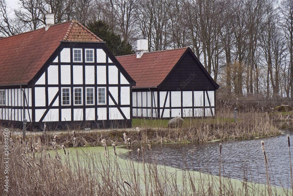 Obraz premium Half-Timbered House