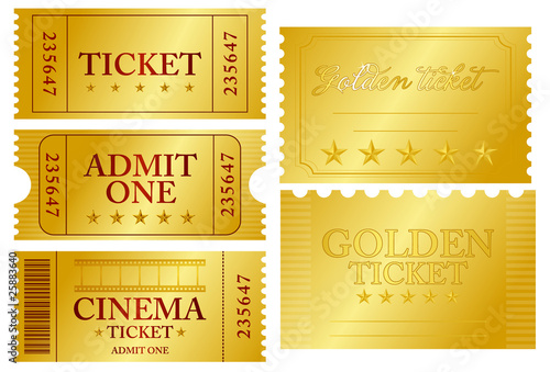 Various ticket set