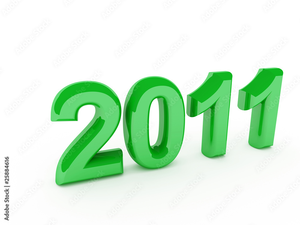 green 2011 new year green 2011 new year