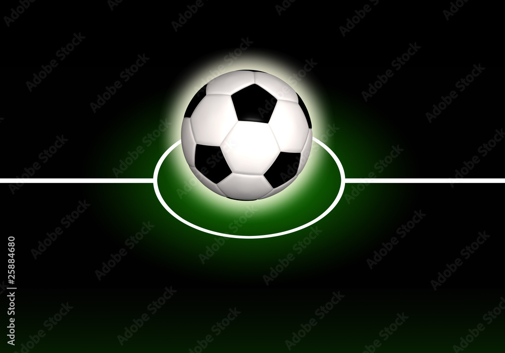 Obraz premium Abstract soccer background