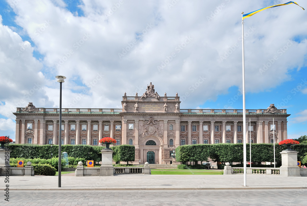 Fototapeta premium Stockholm, Riksdag