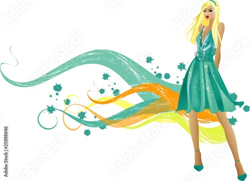 vector girl
