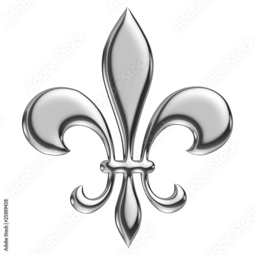 Fleur de Lys chromée