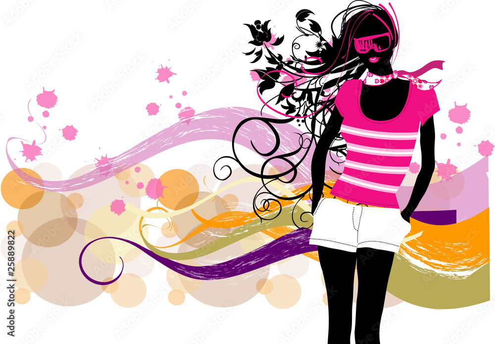 vector girl vector girl