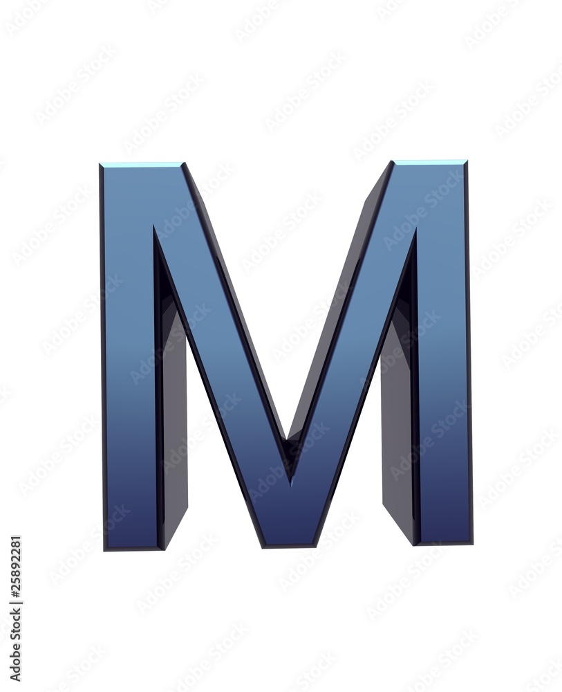 Buchstabe M Buchstabe M