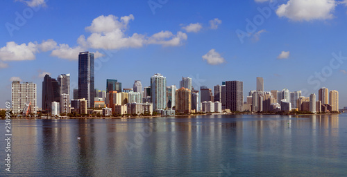Miami Skyline Panoramic © Fotoluminate LLC