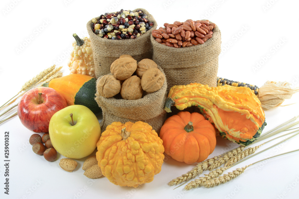 Fall Fruits, Nuts and squashes. Fall Fruits, Nuts and squashes.