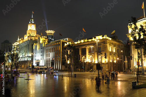 Obraz na płótnie Shanghai night w salonie
