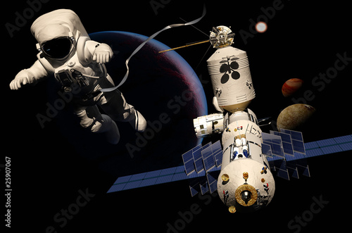 Fototapeta Naklejka Na Ścianę i Meble -  The astronaut