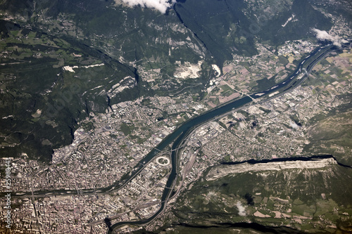 Grenoble Luftbild 2010