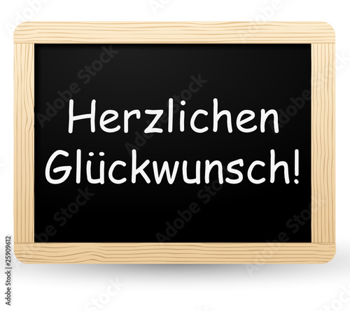 herzlichen glueckwunsch board