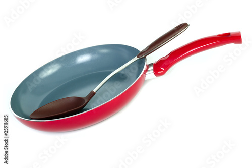 Pan and spoon