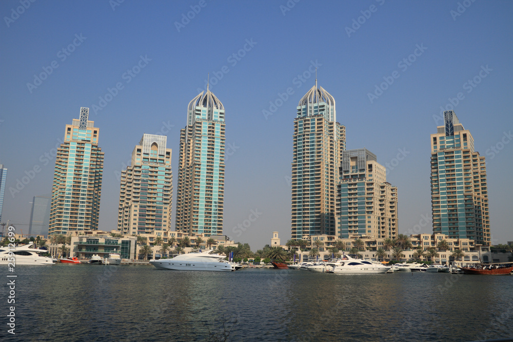 Dubai Marina Skyscrapers, United Arab Emirates