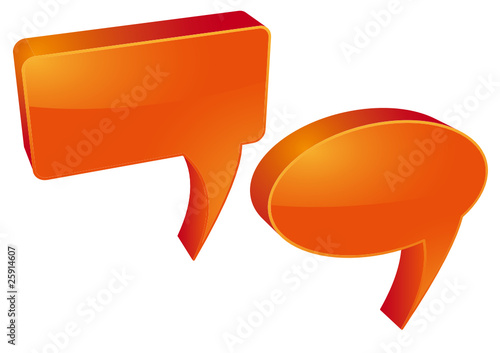 dialog bubbles vector 3
