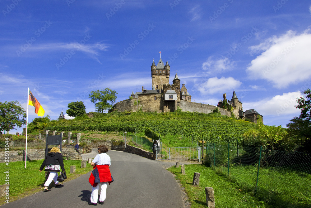 Naklejka premium Cochem Burg