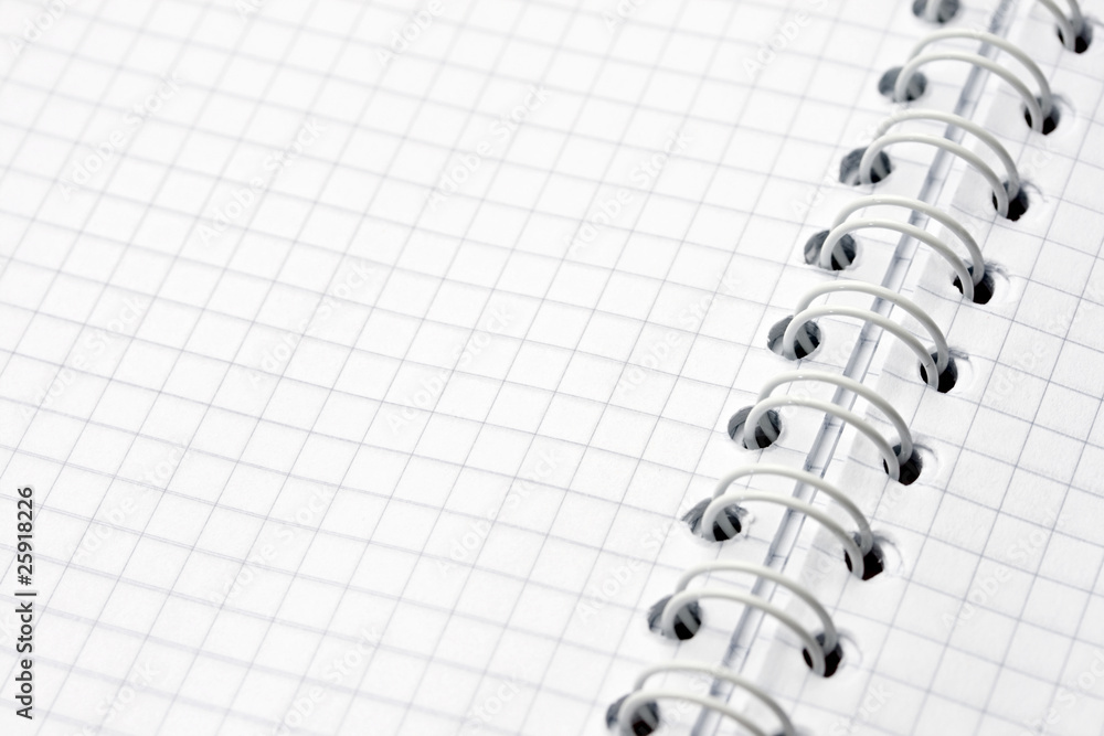 Notepad isolated on the white background Notepad isolated on the white background
