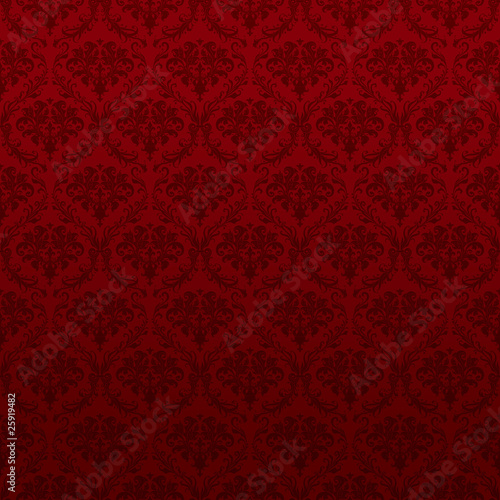 Seamless pattern wallpaper, red