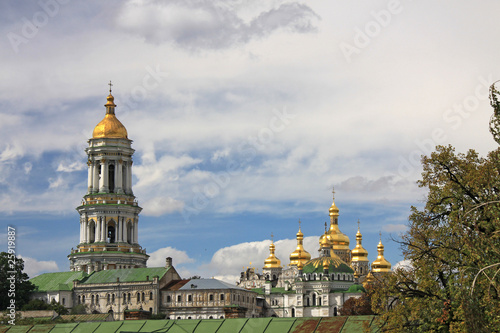 View on Kievo-Pecherska Lavra, Kiev, Ukraine.