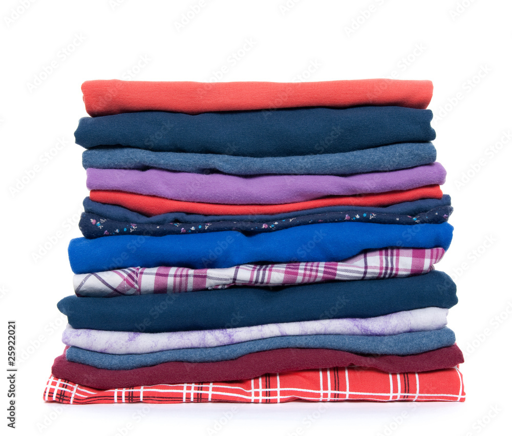 Pile of colorful clothes Pile of colorful clothes