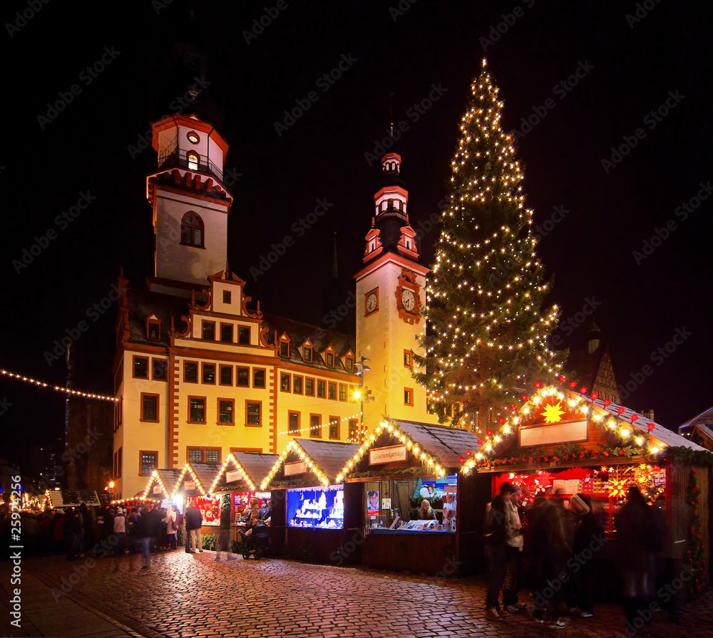 Obraz premium Chemnitz Weihnachtsmarkt - Chemnitz christmas market 04