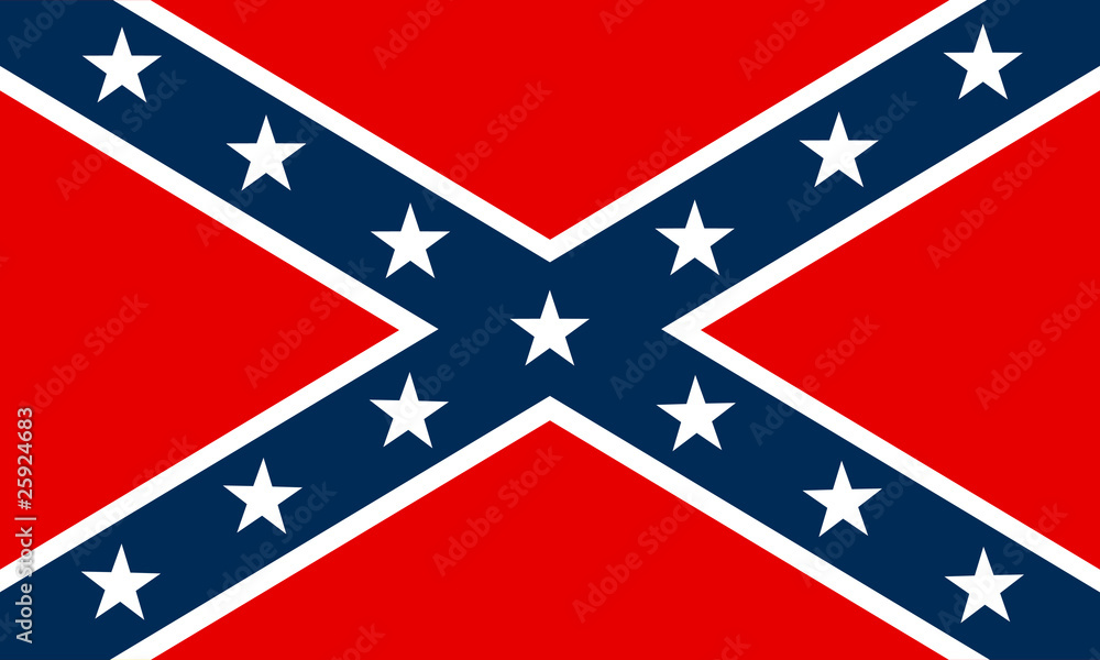 Fototapeta premium Confederate flag.